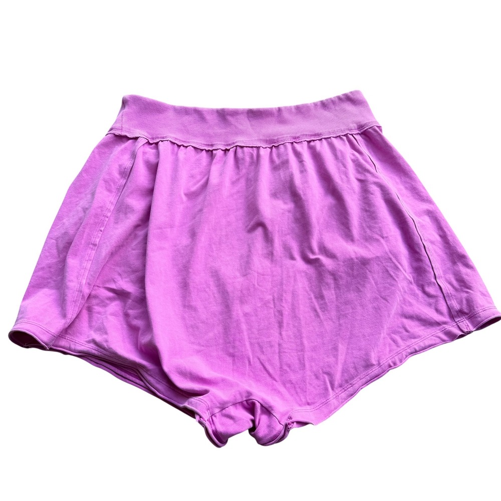 FREE PEOPLE Movement Hot Shot Harem Short Purple Women's Size Medium Magenta - Picture 2 of 7